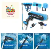 3-in-1 Window Cleaning Kit - 12ft/ 3.6m Window Washing Cleaner Equipment Kit ...