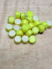 Neon Yellow Guitar Fingerboard Dots Dot Inlays 1/8" 4mm 5mm 6mm 1/4" 7mm 8mm