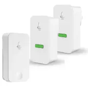 Door Bell Ringer Wireless, Batteryless Wireless Doorbell Loud Enough, Smart R...