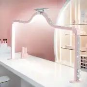 Upgraded Nail Tech Lamp for Desk, 34 in Foldable Large Nail Light with Phone ...