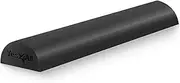 Yes4All Medium Firm PE Half Foam Rollers for Post-Workout Relaxation, 12/18/24/36 inch Foam Roll for Back Massage & Yoga Exercise - Black 24in