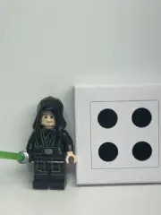Lego Luke Skywalker 75324 Jedi Master Black Hood and Cape Star Wars Minifigure