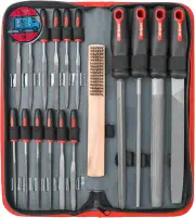 17 Piece Metal Hand & Needle File Tool Kit Set. Large & Small Mini T12