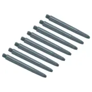 50Pcs 53mm 2BA Thread Plastic Dart Shafts Dart Stems, Grey