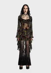 [Widow] Befallen Romance Floral Duster