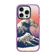 iPhone 16 Pro Impact Case MagSafe Compatible The Great Wave of Pug