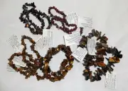 Natural Tiger Eye Chip Bracelets Healing Light Stones Iron Brown Blue Red Mixed