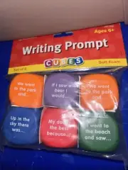 Soft Foam Learning Resources Writing Prompt Cubes Set of 6 NEW