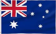 Australian Aussie Flag Large Size,TuoYi Vivid Color and UV Fade Resistant 90x150cm Heavy Duty Outdoor 3X5 Ft Australian National Flags