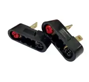 2 Pioneer SX-424 Reciever Speaker Connectors Adapter Plugs, Also Akai and Allied