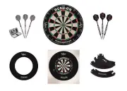Bristle Dartboard + Wall Dart Protector + Fatal Shot Set