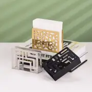 Modern Stand Tissue Dispenser Vertical Paper Towel Holder Kitchen