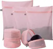Laundry Bag Mesh Wash Bags, Washing Machine Wash Bag, Net Washer Sack with Zippe