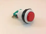 ILLUMINATED GAMING BUTTON (MOMENTARY) COLOR VARIANCE (1 SINGLE, RED)