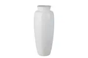Rogue Large White Vase Ceramic Provincial Gloss Decorative Flower Vase 48cm