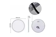 Vibe Geeks Smart Led Light Dimmable Mirror for Bathroom