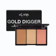 Gold Digger - 3 Shade Contour, Blush and Highlighter