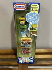 Little Tikes Story Dream Machine GO VEHICLES Dump Truck Figure & 3 Cart NEW