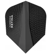 Bulk Pack of 15 (5 Sets) Harrows Retina Extra Strong Dart Flights - Black