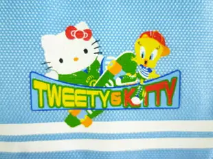 【震撼精品百貨】小黃鳥崔西 Tweety-KITTY聯名款-皮夾-藍色 震撼日式精品百貨