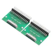 2pcs FFC FPC Connector Board 30 Pins Double Row Right Angle Pin Header Adapter