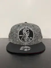New Era American Penny One Cent Logo Wool SnapBack Cap Hat