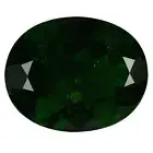 3.54 ct Oval Cut (11 x 9 mm) Unheated / Untreated Green Chrome Diopside