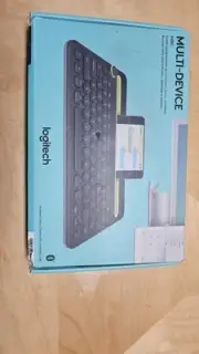 Logitech - K480 Tenkeyless (TKL) Bluetooth Membrane Multidevice Keyboard - Black