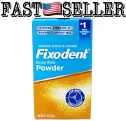 Fixodent Denture Adhesive Powder, Extra Hold, 2.7oz (76g)