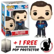 FUNKO POP VINYL TED LASSO #1351 VINYL FIGURE + POP PROTECTOR