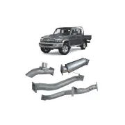 Redback DPF Back Exhaust & Resonator for Toyota Landcruiser VDJ 76R 79 VDJL79R
