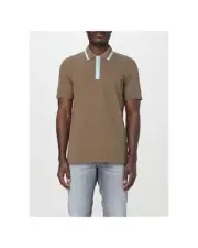 Ps Paul Smith Zip Neck Polo Shirt Men Green