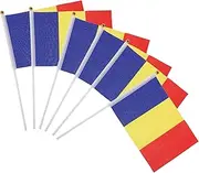 Milisten 50pcs Flags Mini Stick Flags for Boys and Girls for Celebrations and Decorations