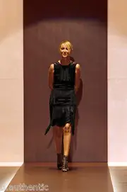 Gucci 2011RTW $3400 Suede Leather Fringe Dress 42/38 2-4 Fits Sm Dress *RUNWAY*