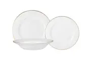 Maxwell & Williams: White Gold Rim Dinner Set (12 Piece Set)