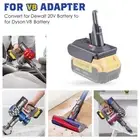 For Dyson V8 Battery Adaptor DeWalt 18V Battery Convert To SV10 Vacuum Animal