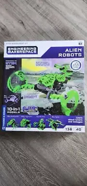 Engineering Makerspace Alien Robots STEM Experiment Kit 10 In 1 Models Motorized
