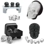 Ice Tray - Assorted Skulls 4 pack - Modeling Chocolate & Ice