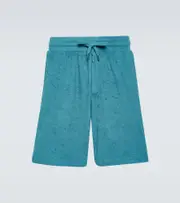 [Frescobol Carioca] Frescobol Carioca Augusto cotton-blend terry shorts UK 36 green