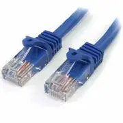 StarTech 1m Cat5e Snagless RJ45 UTP Patch Cable (M/M), Blue - 45PAT1MBL
