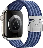 TOPBD High Density Nylon Strap For Apple Watch Ultra Band 49mm 10 9 8 7 46mm 45 41 44 40mm 42mm Braided Elastic Bracelet For IWatch Series 6 SE 5 4 Watchbands