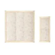 Computer Monitor Keyboard Dust Cover for 24 25 26 27 Inch PC Screen Flower