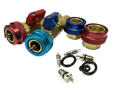 R134A R1234YF Air Conditioning Valve Core Remover Tool High Low Pressure Repair