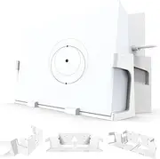 KINEEPLE 2in1 Wall mounting Kit for Starlink Gen3 Router Mount and Starlink Power Supply Mount Bracket Holder,Stability Protection for StarLink Gen 3 Router Wall Mount and Power Supply (White)