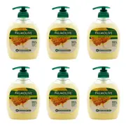 6x Palmolive 250ml Naturals Softwash Liquid Soap Replenishing Milk & Honey Pump