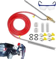 Sandblastkit Pro Pressure Washer, Pressure Washer Sandblasting Kit with Replacement Nozzle Tips, 1/4 Inch Quick Disconnect, 5000 PSI, Protect Glasses, for Abrasive Cleaning