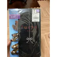 在飛比找蝦皮購物優惠-Gunze日本郡是Tuche系列黑色絲褲襪鑲蝴蝶結
