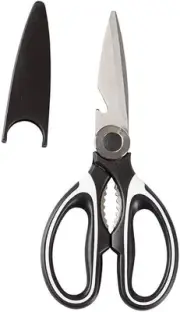 Heavy-Duty Multi-Purpose Kitchen Scissors Shears, Stainless Steel Meat and Po...