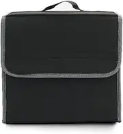 Car Trunk Felt Stowing Storage Organizer Bag Tidying Container Fit For Skoda Octavia 2 3 Rapid Kodiaq Karoq Fabia Kamiq(Black-1PCS,Small)