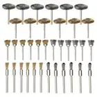 60X Stainless Steel Wire Brush for Dremel Tool Rotary Die Grinder Removal Wheel